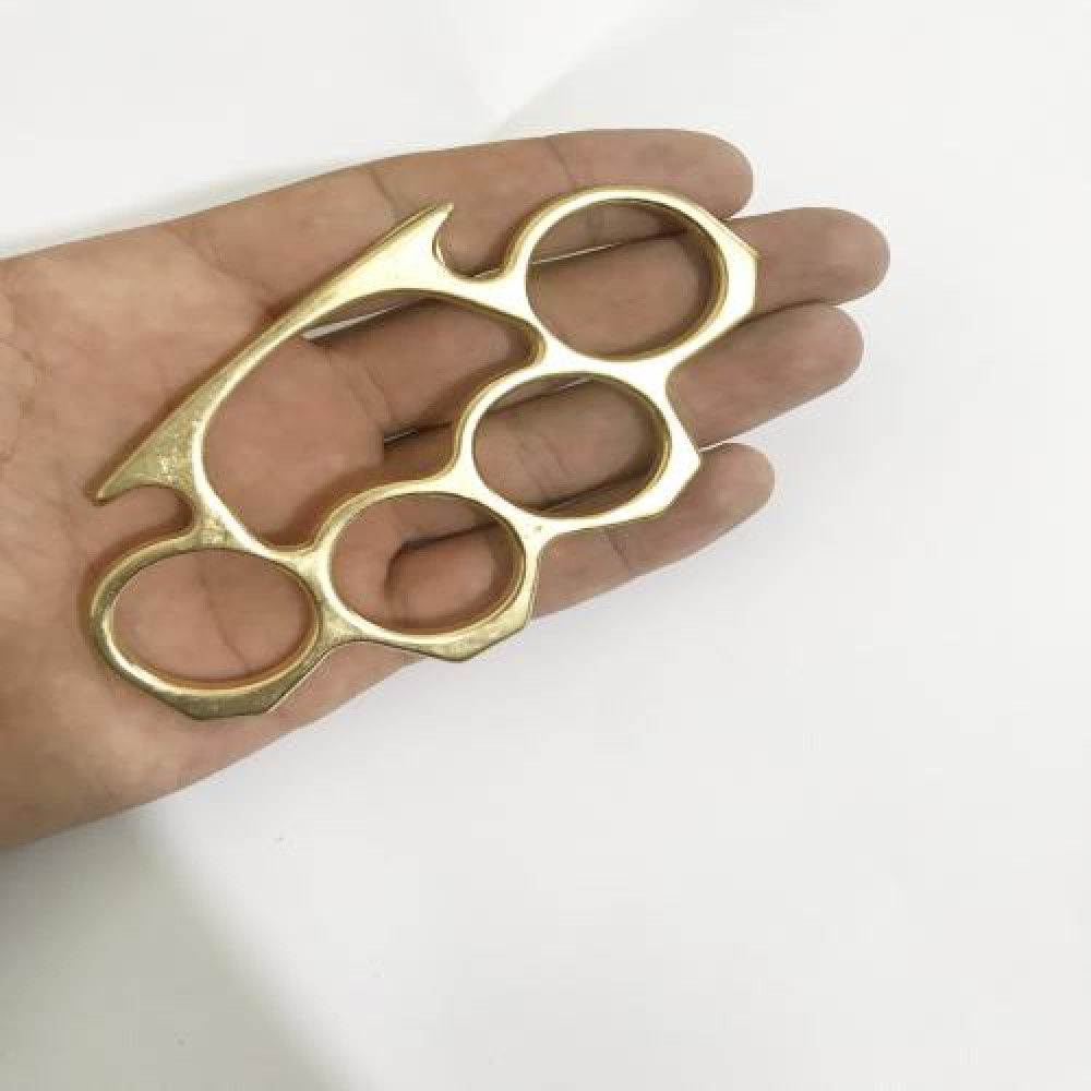 Düz Muşta Sarı -  Özel Tasarım Bıçaklar Kategorisi