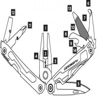 Leatherman Rev Çok Fonksiyonlu Katlanabilir Çakı -  Çakılar Kategorisi