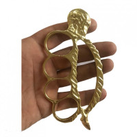 İskelet Muşta Altın Sarı -  Özel Tasarım Bıçaklar Kategorisi