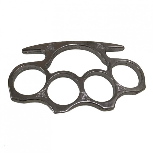 Tuğra Figürlü Çelik Muşta Gri