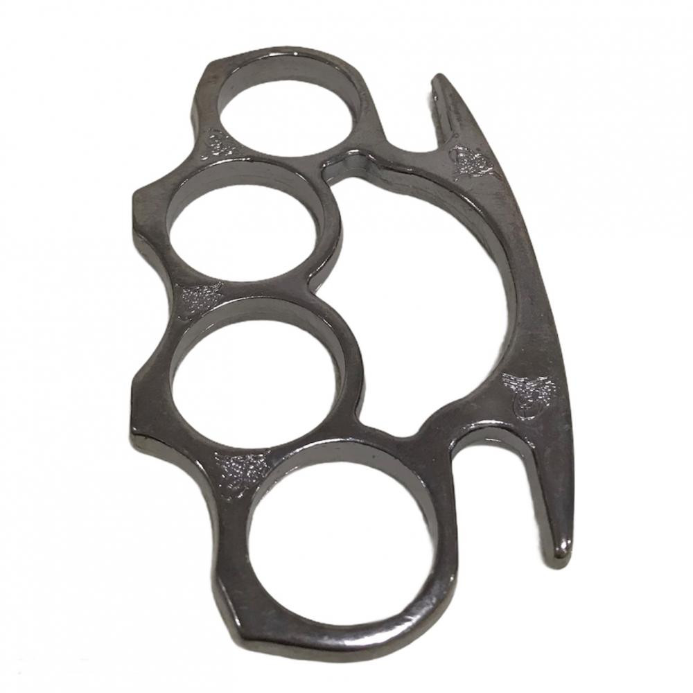 Tuğra Figürlü Çelik Muşta Gri -  Özel Tasarım Bıçaklar Kategorisi