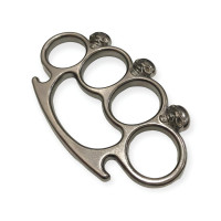 Gri Renk Kuru Kafa Muşta -  Özel Tasarım Bıçaklar Kategorisi