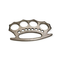 Gümüş Rengi Delikli Muşta -  Özel Tasarım Bıçaklar Kategorisi