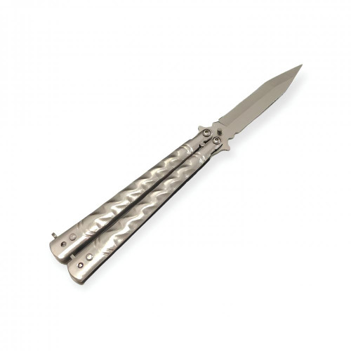 Gümüş Renk Kelebek Bıçak