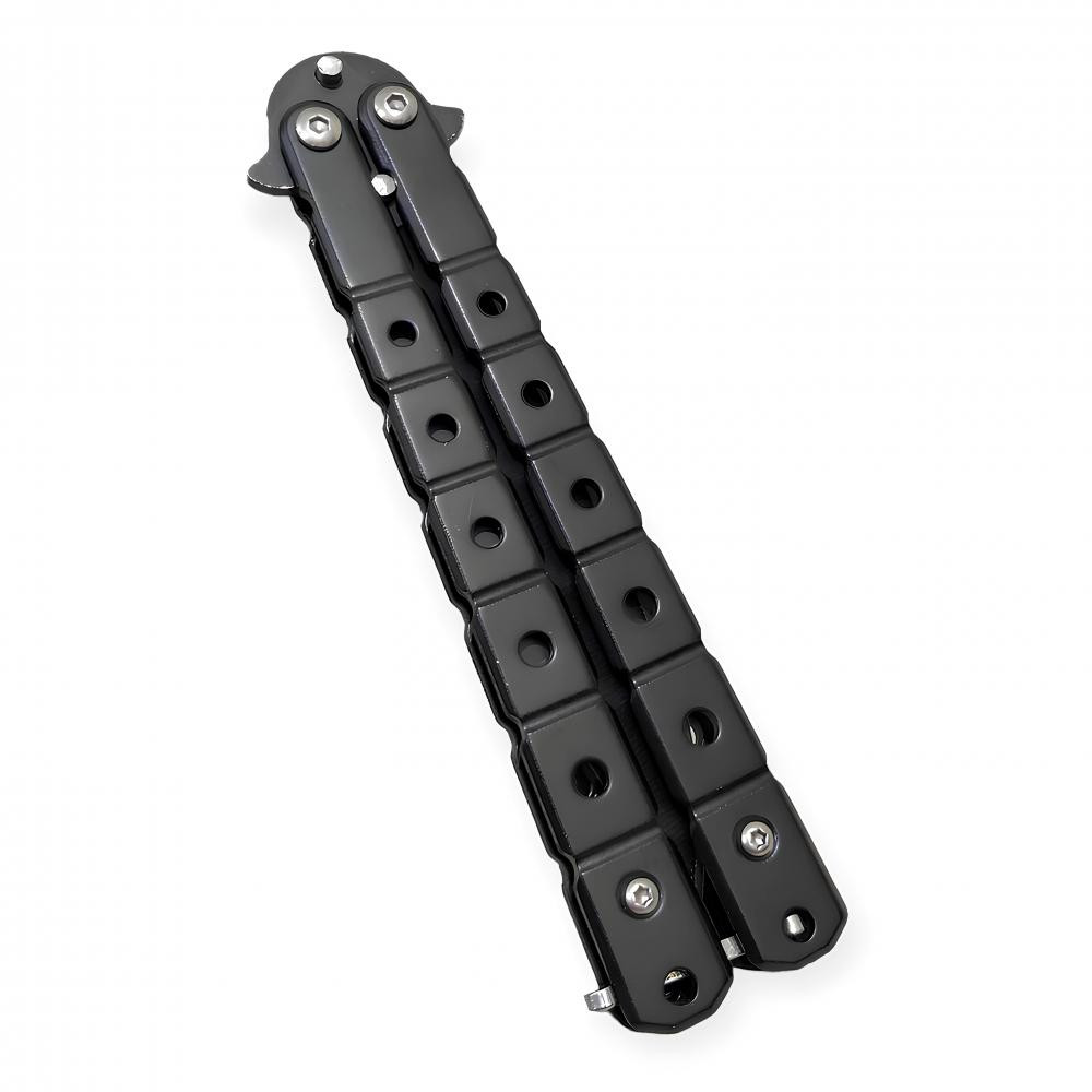 Siyah Renkli Çelik Kelebek Bıçak -  Özel Bıçaklar Kategorisi