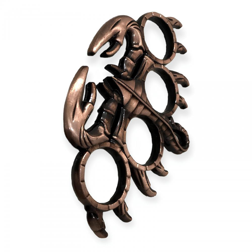 Akrep Desenli Bakır Renk Muşta -  Özel Tasarım Bıçaklar Kategorisi