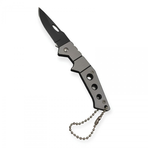 Kemer Klipsli Kapanabilir Metalik Çakı