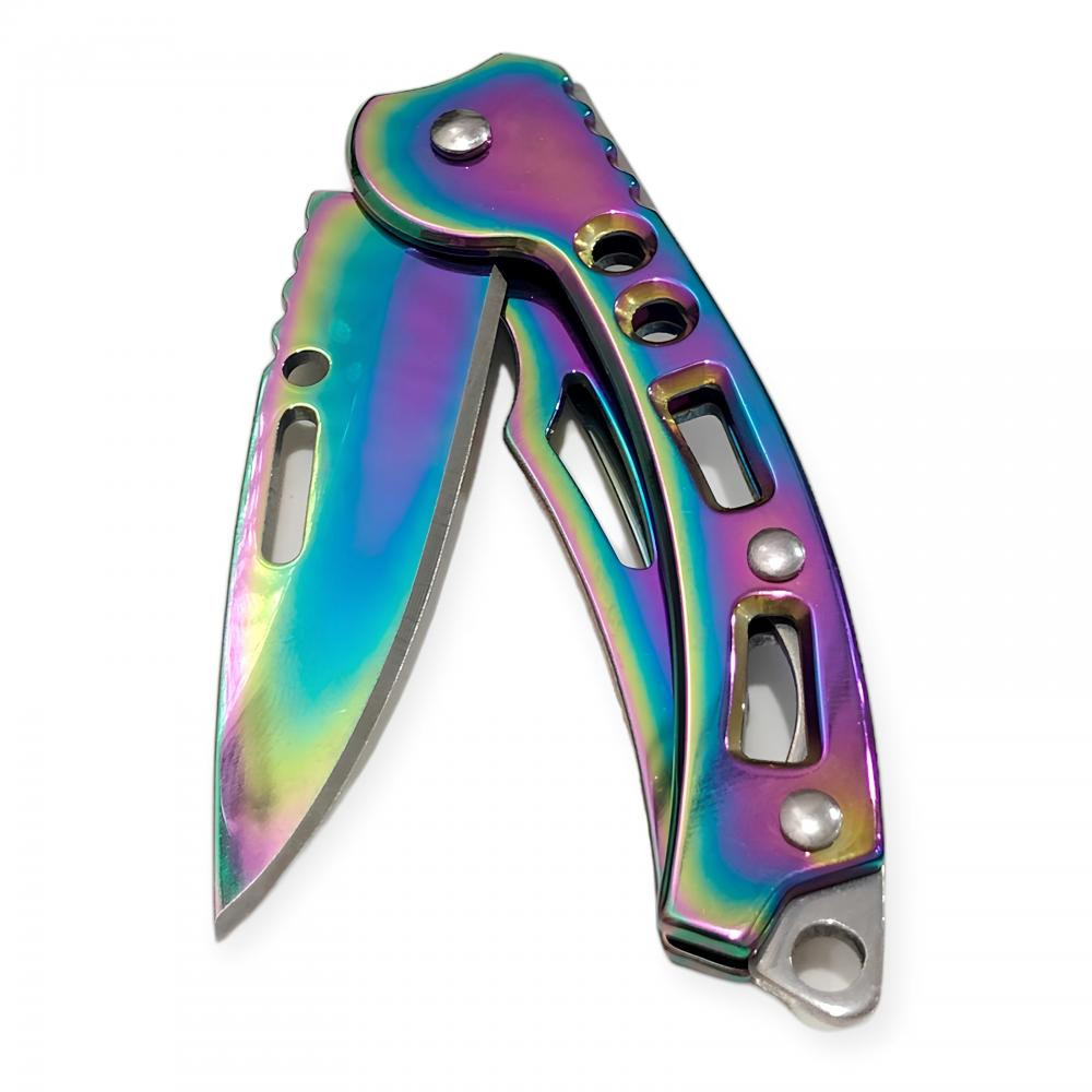 Kemer Klipsli Alaska Gökkuşağı Çakı -  Çakılar Kategorisi