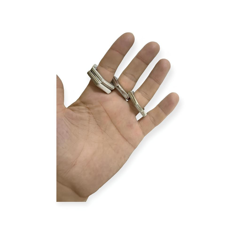 katlanabilir muşta gümüş