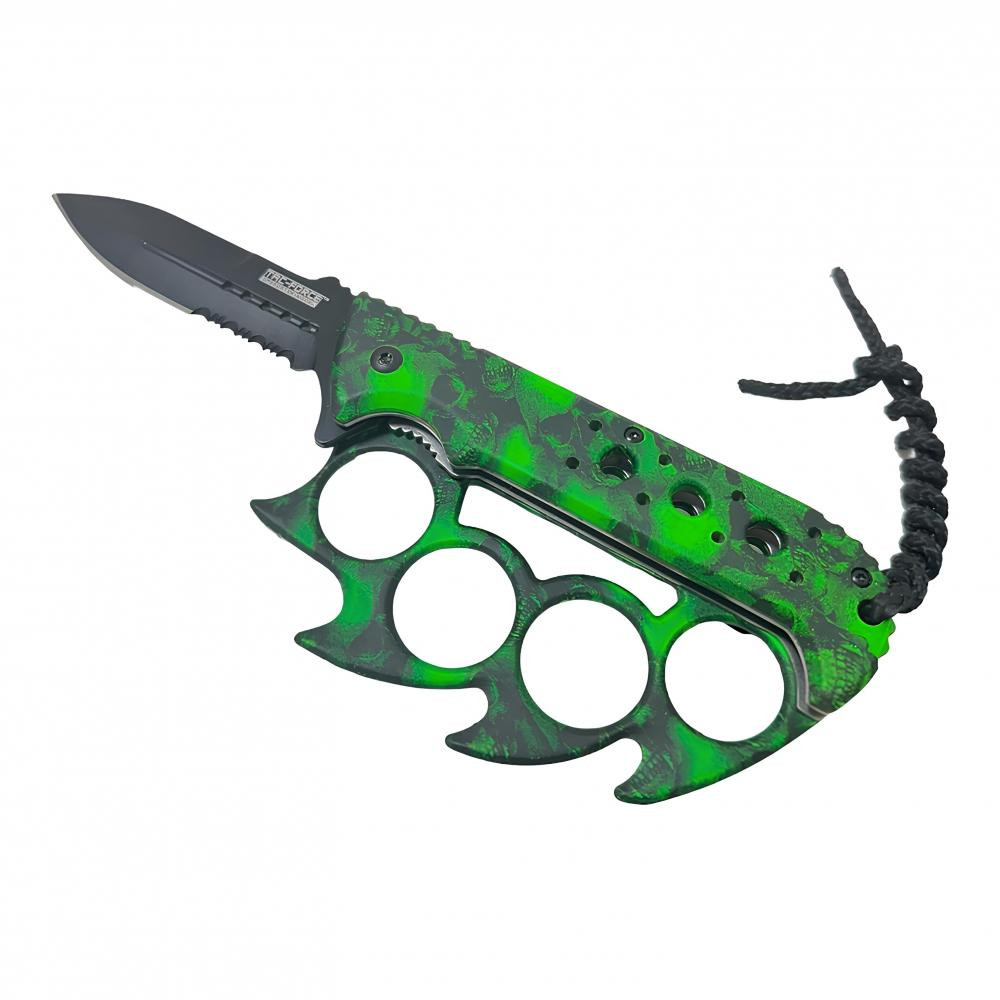Tac force TF 793 Speedster Yeşil-Siyah Renkli Muştalı ve Testereli Çakı -  Çakılar Kategorisi