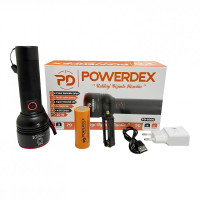 Powerdex PD-6900 LED El Feneri - 2000mAh Powerbank, Flaş - SOS, Teleskopik Yakınlaştırma -  El Fenerleri Kategorisi