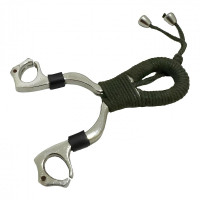 demir gövdeli avcı sapanı yakın çekim detay