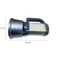 Powerdex PD-6800 6000 mAh Dijital Göstergeli Powerbank ve 3000 Lümen Flaş-SOS Işıklı Kamp Feneri -  Kamp Malzemeleri Kategorisi