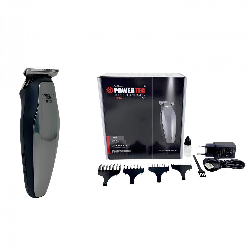 Powertec TR 1158 Şarjlı Tıraş Makinesi: Ense, Favori ve Sakal Tıraşı İçin Pratik Çözüm -  Epilasyon Ürünleri Kategorisi