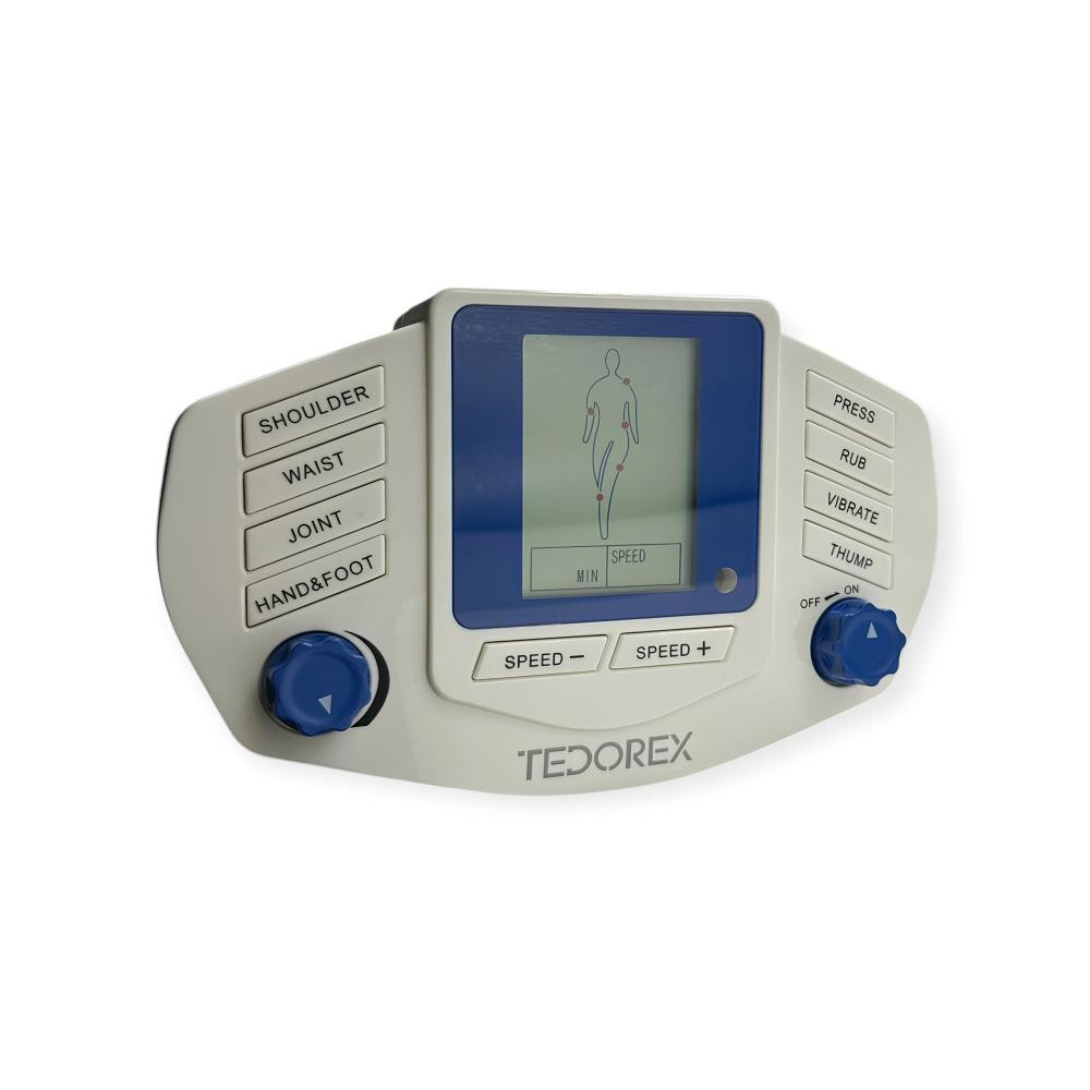 Dijital ekranlı Tedorex TDR-01 masaj cihazı kontrol paneli