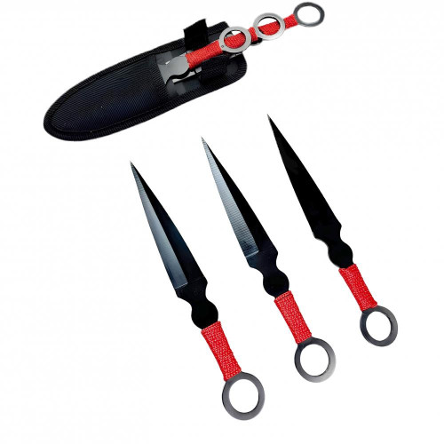 Cuchillo Combo 3 Kunai Fırlatma Bıçağı 