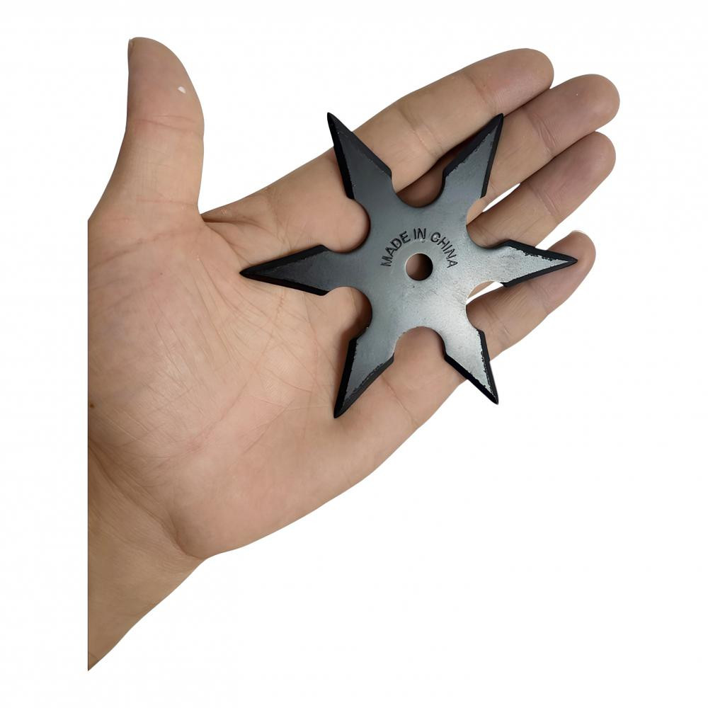 3 lü çelik shuriken seti koleksiyon ürünü