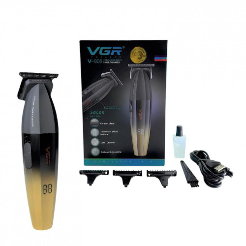 VGR V-906 Turbo Modlu Dijital Ekranlı Şarjlı Tıraş Makinesi